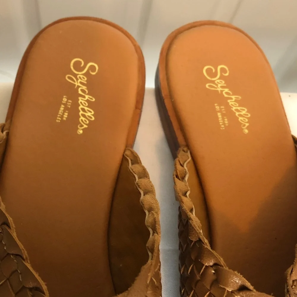 Seychelles Brown Woven Women's Loafers - Picture 3 of 5